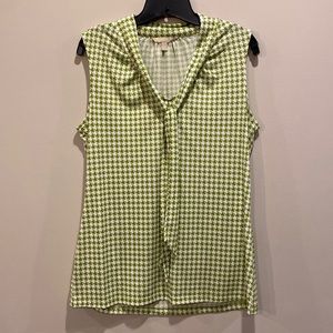 Banana Republic womens large blouse with front accent tie